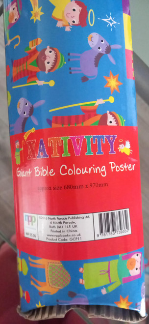 Giant Bible Colouring Poster - Nativity by Various (Author)